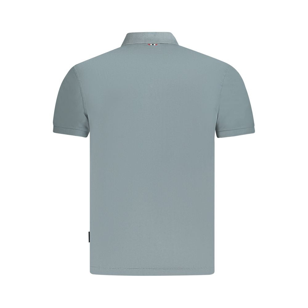 Polo Shirt by Napapijri for men in cotton brown, gray & print showcases a sharp silhouette, detailed with a refined and sharp for a sophisticated finish.