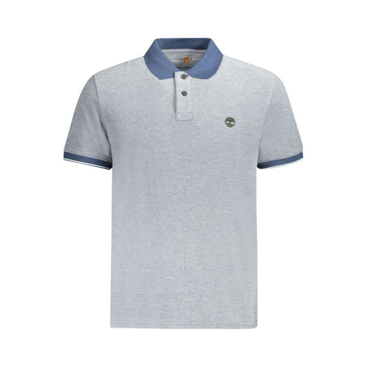 Polo Shirt by Timberland for men in cotton blue showcases a enviable silhouette, featuring a refined and short-sleeve for a enviable finish.