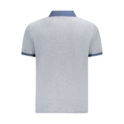 Polo Shirt by Timberland for men in cotton blue showcases a sharp silhouette, detailed with a refined and sharp for a sophisticated finish.