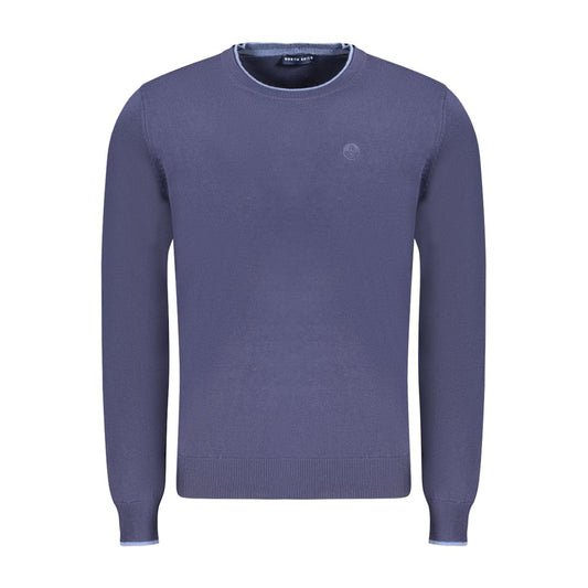Sweater by North Sails for men in cotton blue showcases an masterful silhouette, artfully detailed with a masterful crew neckline and for a sophisticated, premium finish.