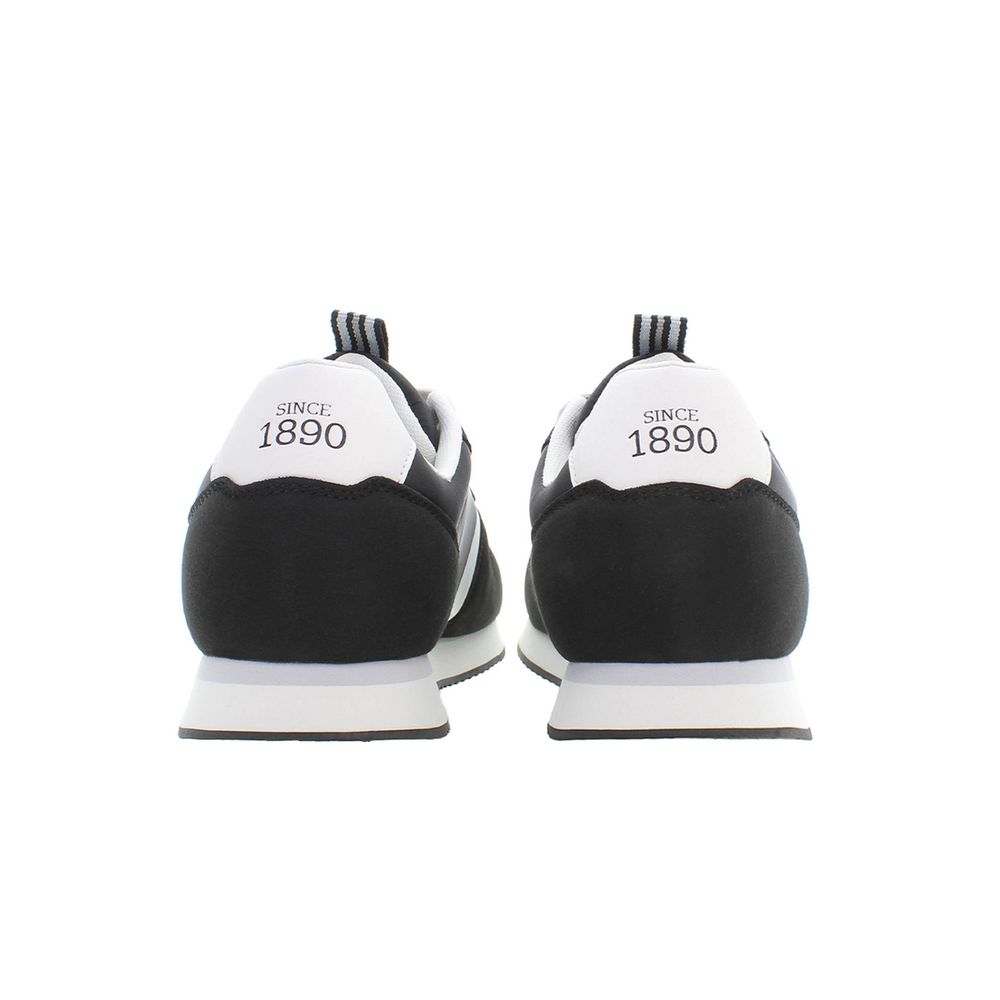 Sneakers by U.S. POLO ASSN. for men in polyester & polyethylene black features an sumptuous silhouette, showcasing the premium Men's Athletic Casual Polyester & Polyethylene Sneakers in a sumptuous athletic casual style that offers a sumptuous finish for refined style.