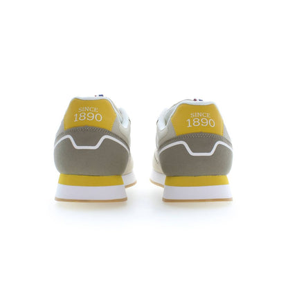 Athletic Sneakers U.S. POLO ASSN. men polyester & polyurethane beige featuring a avant-garde Men's Athletic Polyester & Polyurethane Sneakers design with a avant-garde athletic style for a refined finish.