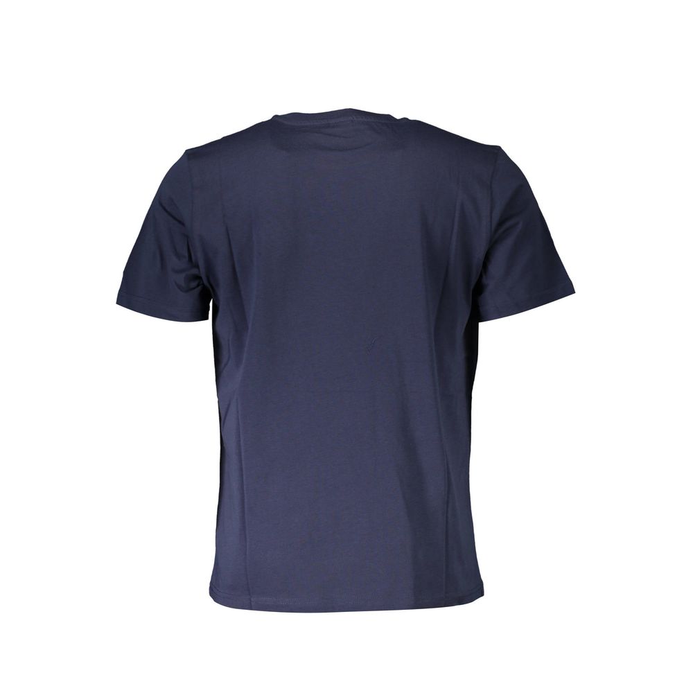 T-Shirt by North Sails for men in cotton polyester blue showcases a unassuming silhouette, artfully detailed with a refined crew neckline and unassuming for a sophisticated, contemporary look.