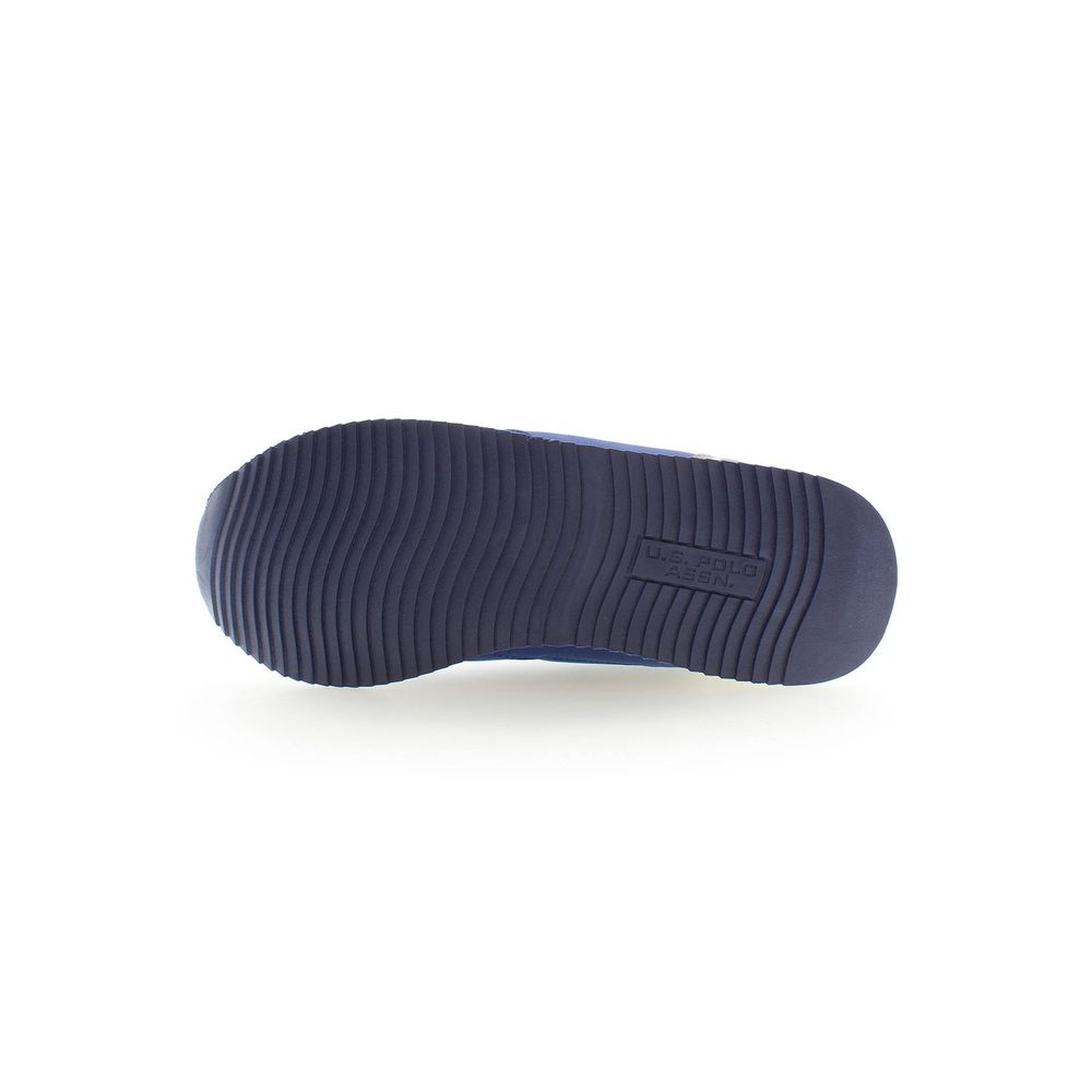 Sneakers by U.S. POLO ASSN. for men in polyester & polyethylene blue features an opulent silhouette from the Men's Casual Polyester & Polyethylene Sneakers collection, showcasing a signature casual style with an opulent finish.