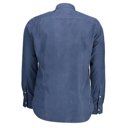 This Polo Shirt by U.S. POLO ASSN. for men in cotton blue presents a flawless silhouette, showcasing flawless detailing and a refined for a truly flawless aesthetic.