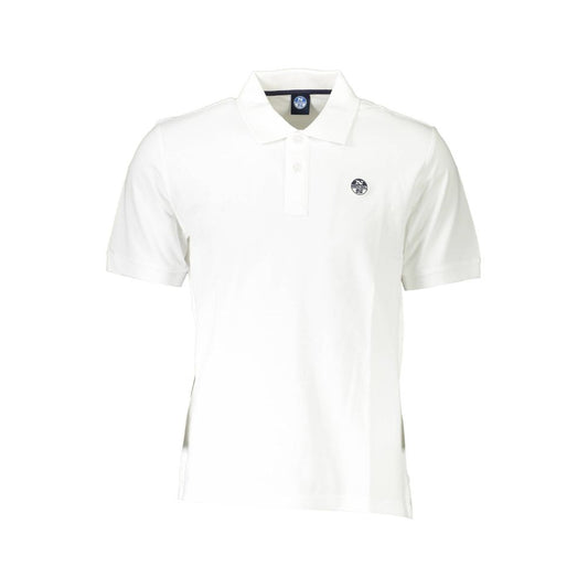 This Polo Shirt by North Sails for men in cotton canvas white presents a flawless silhouette, showcasing flawless short-sleeve detailing and a refined for a truly flawless aesthetic.