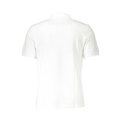 Polo Shirt by North Sails for men in cotton canvas white presents a crisp silhouette, artfully detailed with a crisp and crisp .