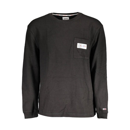 Tommy Hilfiger The Blend Men's Crew Neck Cotton Polyester Sweater - Black Signature