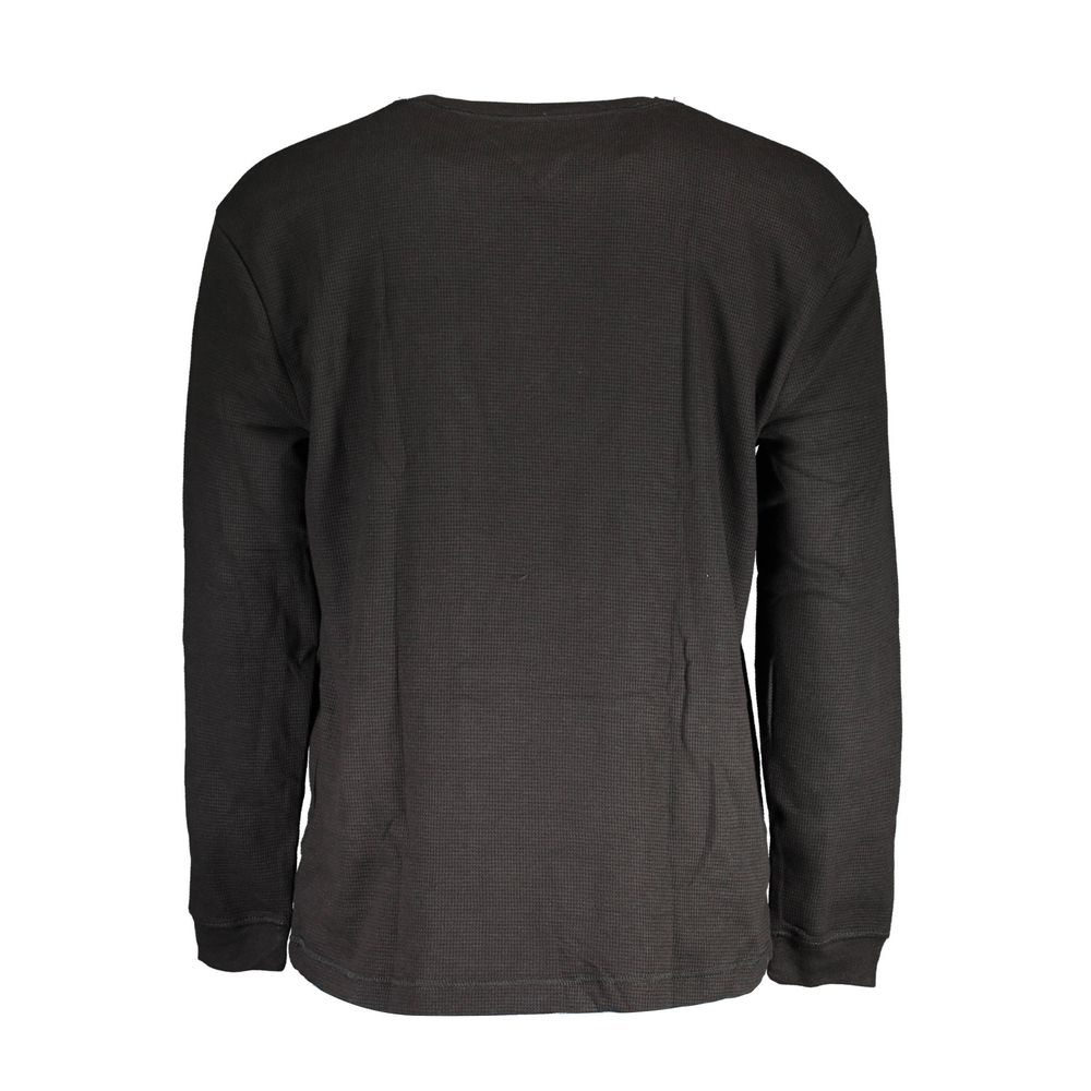 Tommy Hilfiger The Blend Men's Crew Neck Cotton Polyester Sweater - Black Signature
