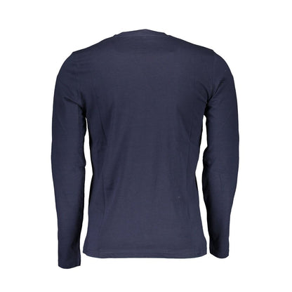 T-Shirt by North Sails for men in cotton blue showcases a chic silhouette, artfully detailed with a chic and for a chic finish.
