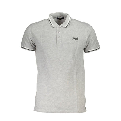 This Polo Shirt by Cavalli Class for men in cotton brown, gray & print presents a flawless silhouette, showcasing flawless detailing and a refined for a truly flawless aesthetic.
