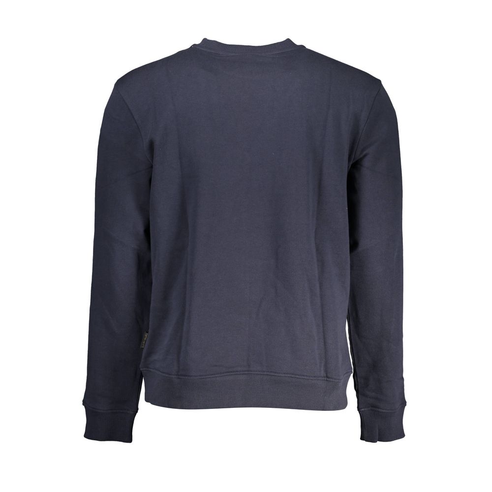 Sweatshirt by Napapijri for men in stretch cotton plush blue features an magnificent silhouette, showcasing a sophisticated and detail for a truly magnificent finish.