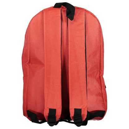 Backpack by Norway 1963 for men in polyester red features a stately Polyester Backpack design, showcasing a secure zipper, ample external-pockets, and versatile backpack-strap & adjustable-strap for a stately finish.