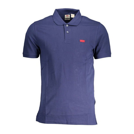 Polo Shirt by Levi's for men in cotton blue showcases a enviable silhouette, featuring a refined and short-sleeve for a enviable finish.