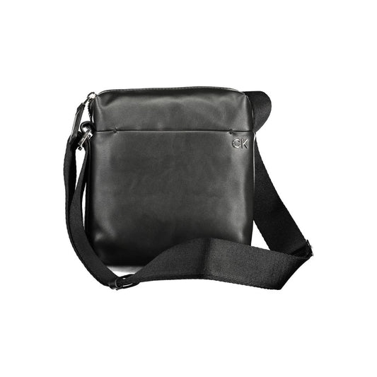 Shoulder Bag by Calvin Klein for men in polyester & polyethylene black & signature features a effortless sophistication silhouette, secured by a zipper with ample external-pockets and versatile shoulder-strap & adjustable-strap for a effortless sophistication finish.