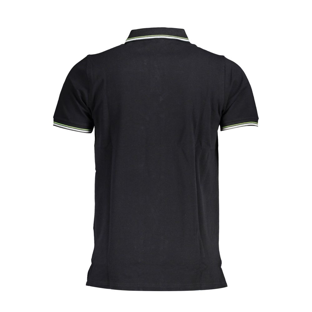 Polo Shirt by Norway 1963 for men in cotton black & signature presents a sleek silhouette, featuring a refined and for a sleek finish.