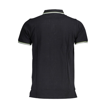 Polo Shirt by Norway 1963 for men in cotton black & signature presents a sleek silhouette, featuring a refined and for a sleek finish.