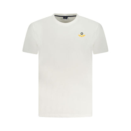 T-Shirt by Armata Di Mare for men in cotton canvas white showcases a chic silhouette, artfully detailed with a chic crew neckline and for a chic finish.