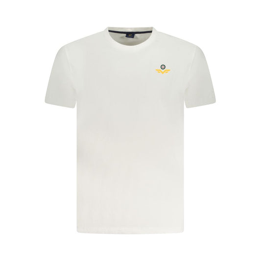 T-Shirt by Armata Di Mare for men in cotton canvas white showcases a chic silhouette, artfully detailed with a chic crew neckline and for a chic finish.