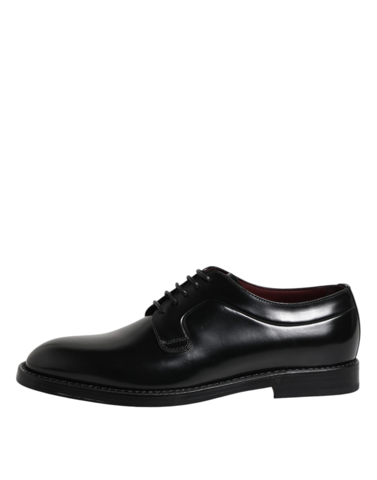 Dolce & Gabbana Men's Calf Leather Derby Lace-Up Shoes - Black