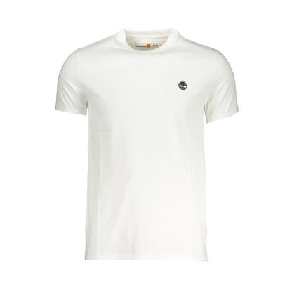 Timberland Men's Slim Short-Sleeve Crew Neck Cotton T-Shirt - White