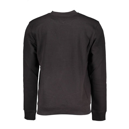 Sweatshirt Sweater by Tommy Hilfiger for men in cotton black features an tactile silhouette, showcasing a sophisticated and tactile for a refined finish.