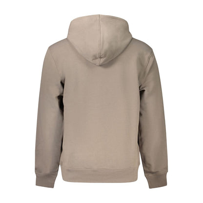 Hooded Sweatshirt Hoodie by Calvin Klein for men in cotton brown & print features an luminous silhouette, showcasing a sophisticated and for a truly luminous look.