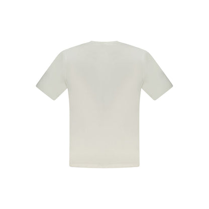 T-Shirt by North Sails for men in cotton white features a plush silhouette, showcasing a sophisticated crew neckline and for a truly plush finish.
