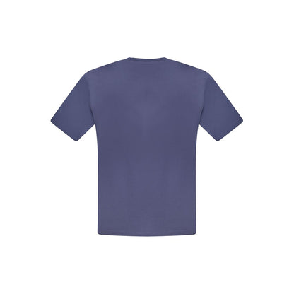 T-Shirt by North Sails for men in cotton blue features a plush silhouette, showcasing a sophisticated crew neckline and for a truly plush finish.