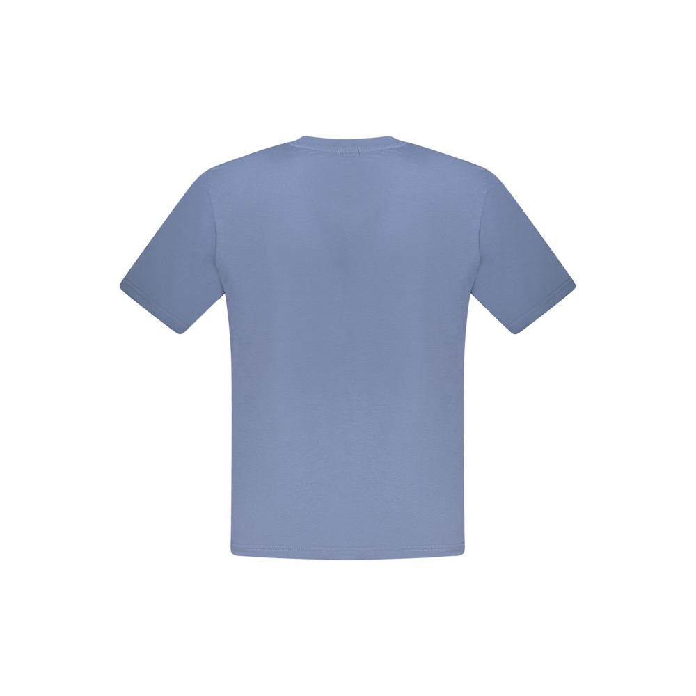 T-Shirt by North Sails for men in cotton blue showcases a unassuming silhouette, artfully detailed with a refined crew neckline and unassuming for a sophisticated, contemporary look.