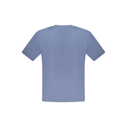 T-Shirt by North Sails for men in cotton blue showcases a unassuming silhouette, artfully detailed with a refined crew neckline and unassuming for a sophisticated, contemporary look.