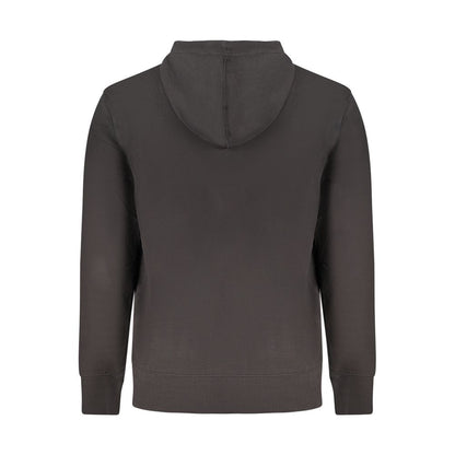 Hooded Sweatshirt Hoodie by Calvin Klein for men in stretch cotton black features a edgy silhouette, detailed with a edgy hooded neckline and for a refined finish.