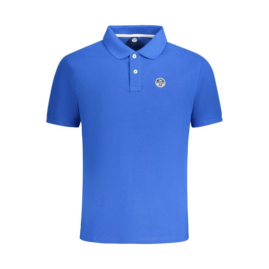 Polo Shirt by North Sails for men in cotton blue showcases a enviable silhouette, featuring a refined and short-sleeve for a enviable finish.