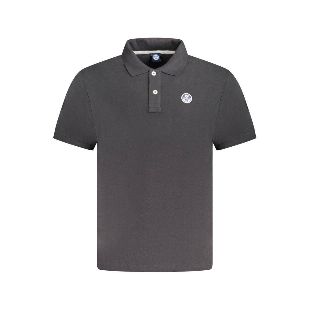 Polo Shirt by North Sails for men in cotton black showcases a enviable silhouette, featuring a refined and short-sleeve for a enviable finish.