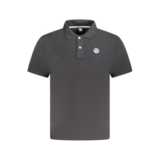 Polo Shirt by North Sails for men in cotton black showcases a enviable silhouette, featuring a refined and short-sleeve for a enviable finish.