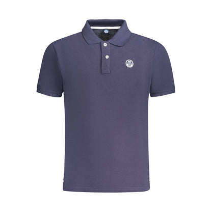 Polo Shirt by North Sails for men in cotton blue showcases a enviable silhouette, featuring a refined and short-sleeve for a enviable finish.