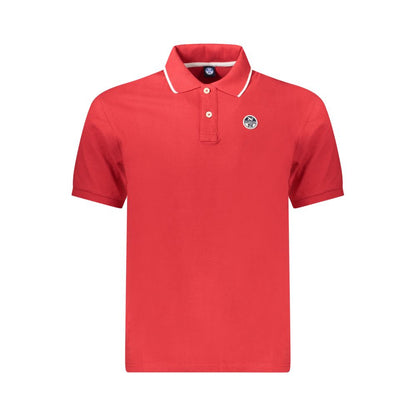 Polo Shirt by North Sails for men in cotton red presents a distinguished silhouette, showcasing a sophisticated and distinguished short-sleeve for a truly distinguished finish.