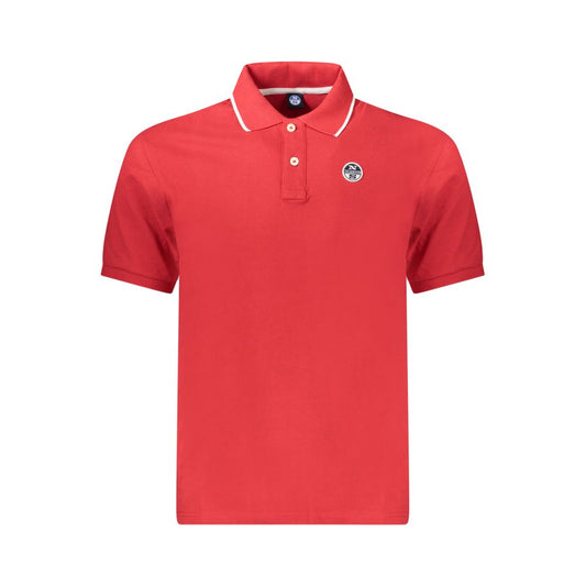 Polo Shirt by North Sails for men in cotton red presents a distinguished silhouette, showcasing a sophisticated and distinguished short-sleeve for a truly distinguished finish.