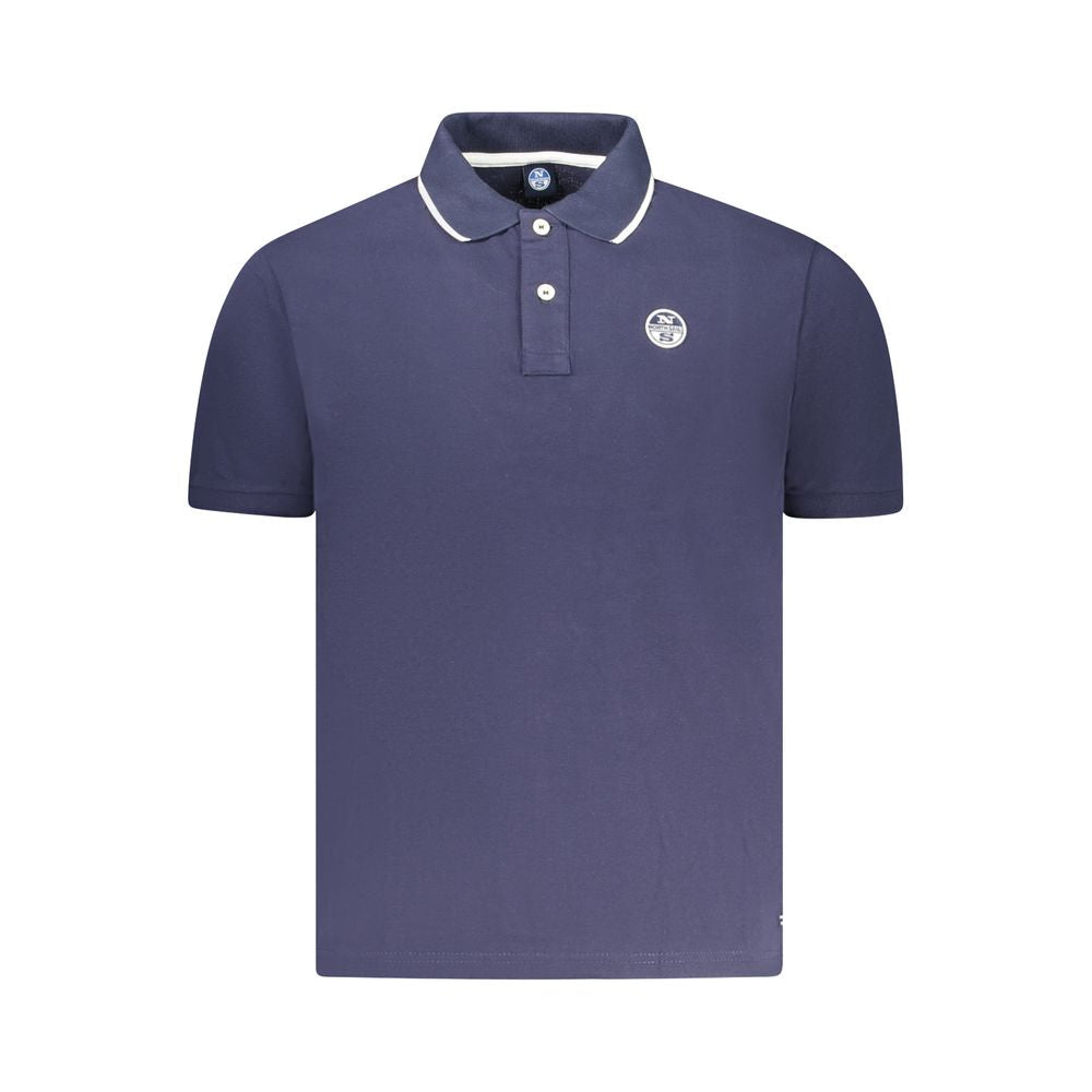This Polo Shirt by North Sails for men in cotton blue presents a flawless silhouette, showcasing flawless short-sleeve detailing and a refined for a truly flawless aesthetic.