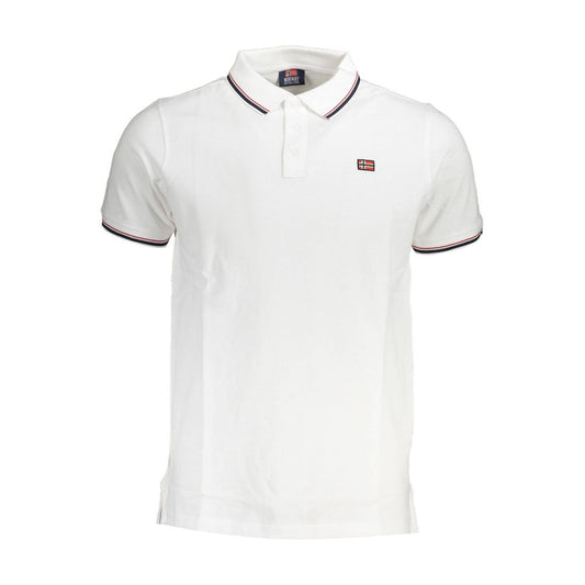 This Polo Shirt by Norway 1963 for men in cotton white presents a flawless silhouette, showcasing flawless short-sleeve detailing and a refined for a truly flawless aesthetic.
