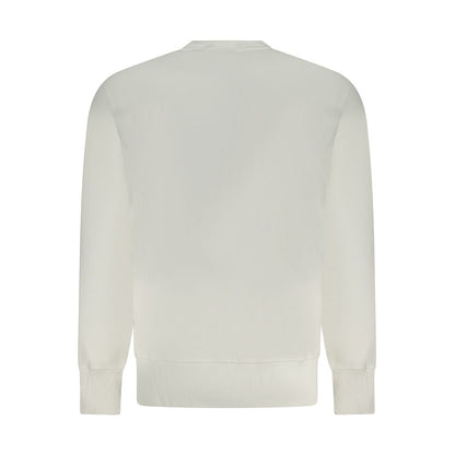 Sweatshirt by Calvin Klein for men in cotton white features an enviable silhouette, showcasing a premium and refined for a truly enviable finish.