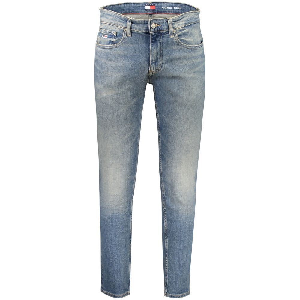 Tommy Hilfiger Men's Tapered-Leg Slim Stretch Denim Cotton Jeans - Blue