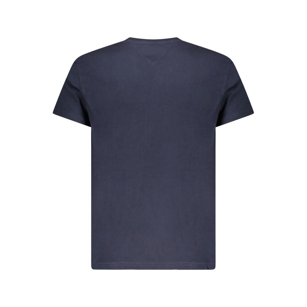 Tommy Hilfiger Men's Short-Sleeve Crew Neck Cotton T-Shirt - Blue Signature