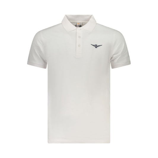 Polo Shirt by Accademia Militare for men in cotton white & print features a eye catching silhouette, showcasing a refined and short-sleeve for a eye catching finish.
