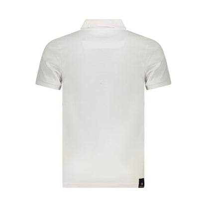 Polo Shirt by Accademia Militare for men in cotton white & print presents a distinguished silhouette, showcasing a sophisticated and distinguished for a truly distinguished finish.