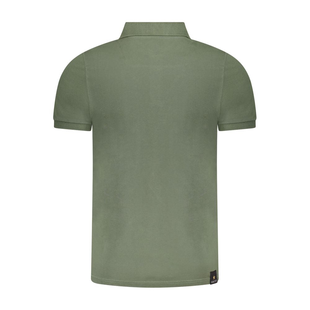 Polo Shirt by Accademia Militare for men in cotton green & print features a eye catching silhouette, showcasing a refined and for a eye catching finish.