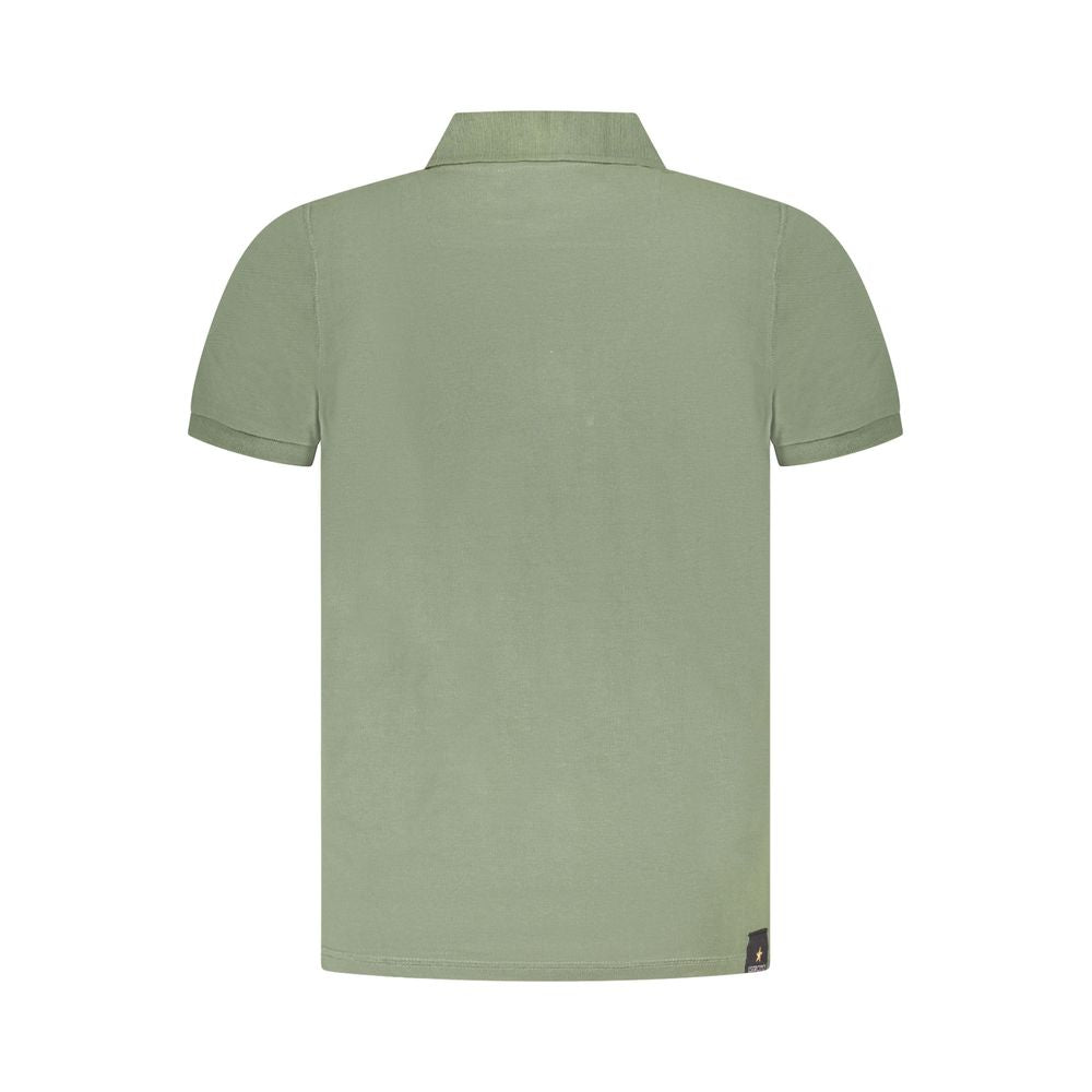 Polo Shirt by Accademia Militare for men in cotton green & print presents a distinguished silhouette, showcasing a sophisticated and distinguished for a truly distinguished finish.