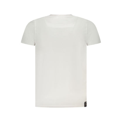 T-Shirt by Accademia Militare for men in cotton white & print showcases a dramatic silhouette, elegantly detailed with a dramatic and for a truly dramatic finish.