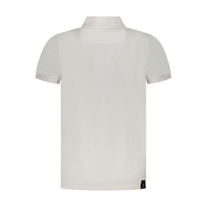 Polo Shirt by Accademia Militare for men in cotton white & print showcases a sharp silhouette, detailed with a refined and sharp for a sophisticated finish.