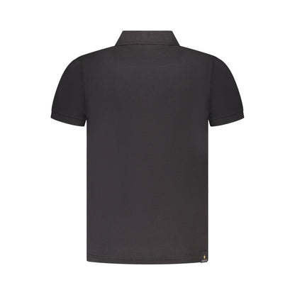 Polo Shirt by Accademia Militare for men in cotton black & print showcases a sharp silhouette, detailed with a refined and sharp for a sophisticated finish.